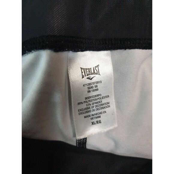 Women's Sports Hi Rise Leggings XL Black White Mesh Insets Workout Pants XL NWOT - Picture 7 of 7